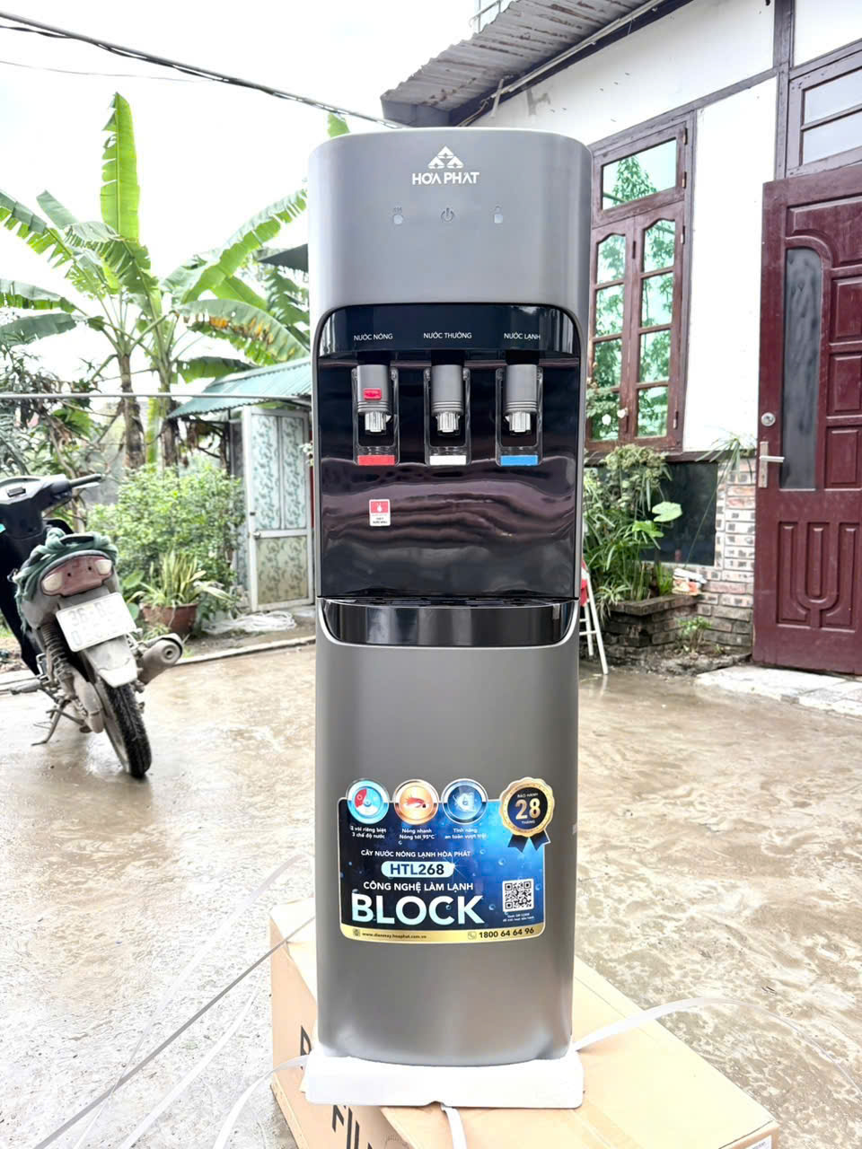 Cây Nước Nóng Lạnh úp Bình Hòa Phát Htl268