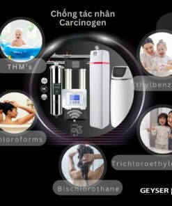 Hệ Thống Lọc Tổng Biệt Thự Lâu đài Cao Cấp Geyser Ecotar Lux Smart Villa H Tích Hợp Wifi điều Khiển Thông Minh