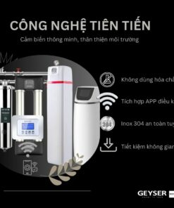 Hệ Thống Lọc Tổng Biệt Thự Lâu đài Cao Cấp Geyser Ecotar Lux Smart Villa H Tích Hợp Wifi điều Khiển Thông Minh