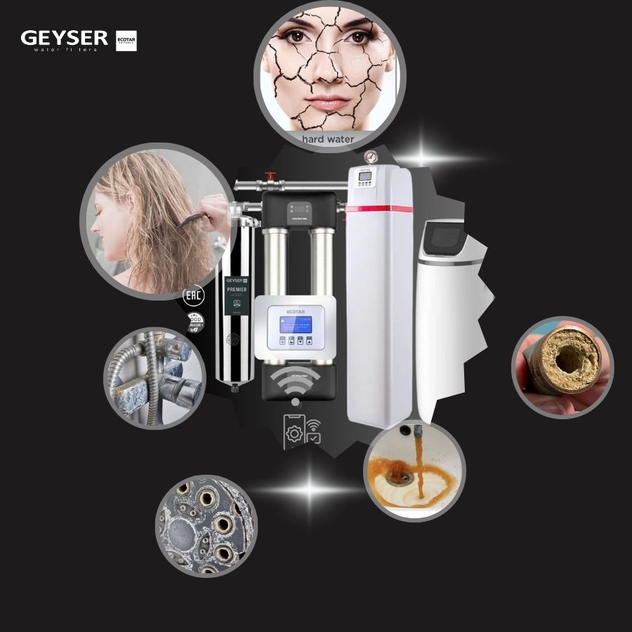 Hệ Thống Lọc Tổng Biệt Thự Lâu đài Cao Cấp Geyser Ecotar Lux Smart Villa H Tích Hợp Wifi điều Khiển Thông Minh