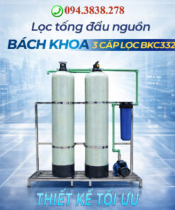 Lọc Tổng đầu Nguồn 3 Cấp Lọc Bkc332c
