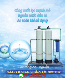 Lọc Tổng đầu Nguồn 3 Cấp Lọc Bkc332c