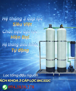 Lọc Tổng đầu Nguồn 3 Cấp Lọc Bkc332c