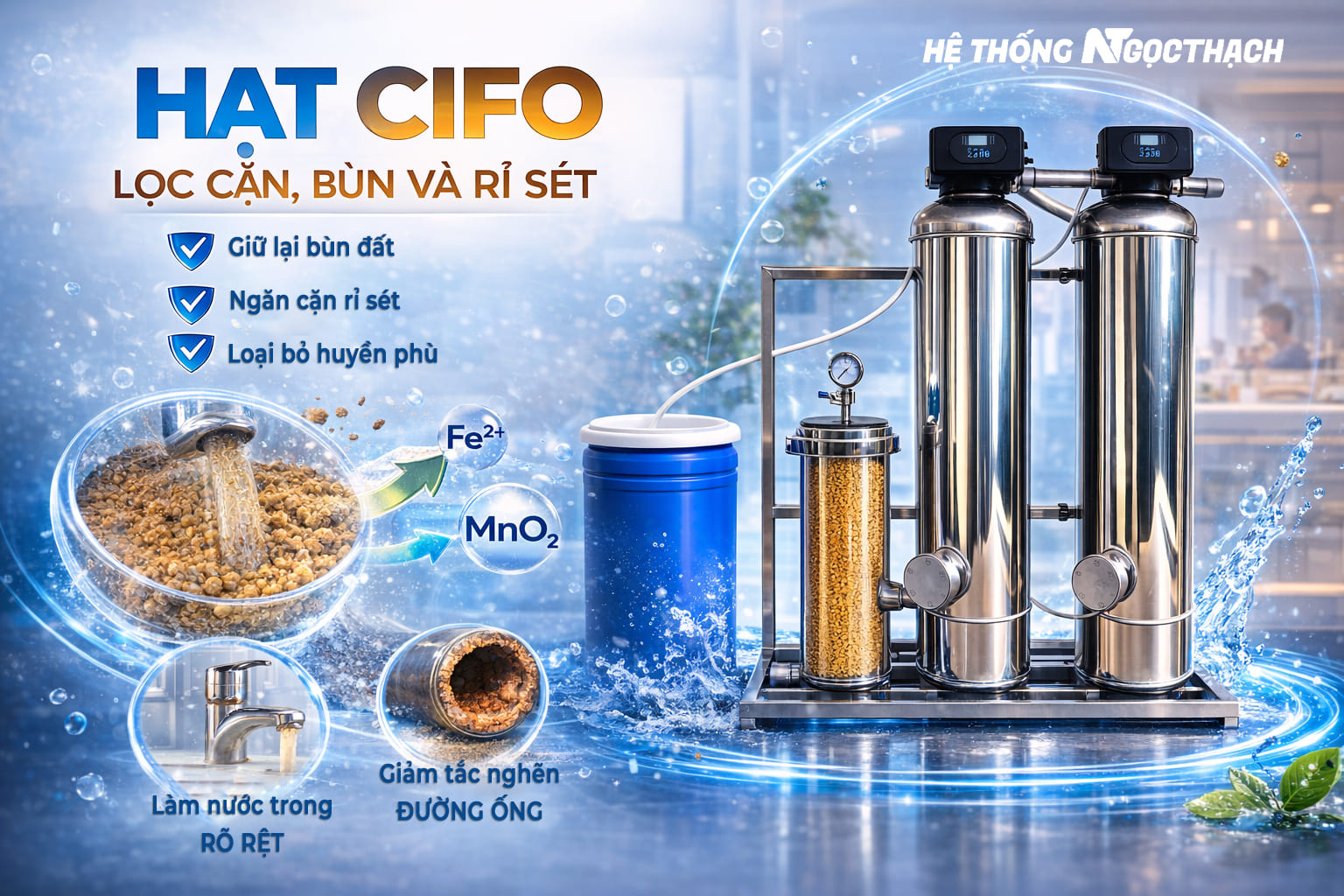 Lọc Trung Chuyển – Lọc Tổng đầu Nguồn