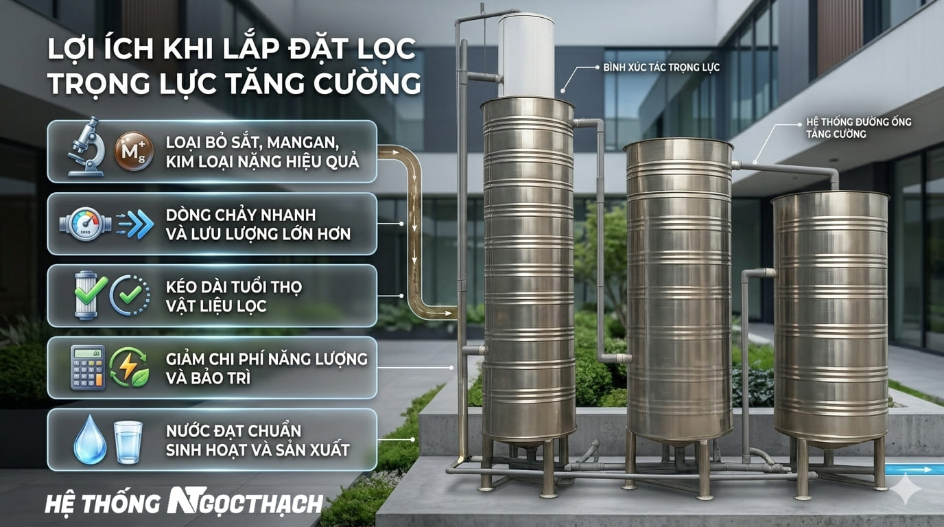 Lọc Tổng đầu Nguồn – Lọc Trọng Lực Tăng Cường