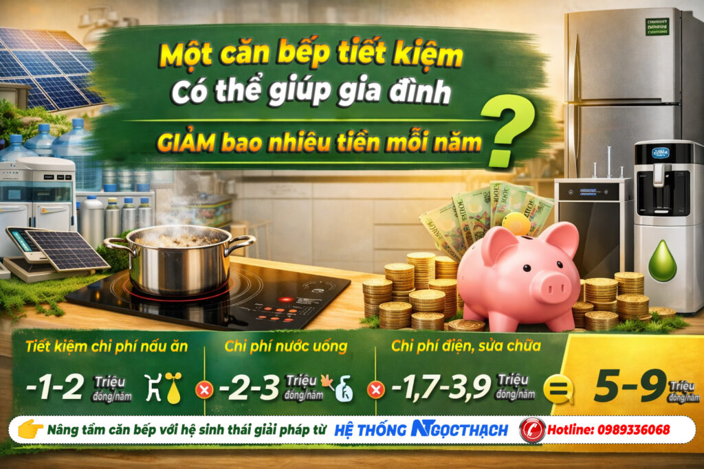 Một Căn Bếp Tiết Kiệm Có Thể Giúp Gia đình Giảm Bao Nhiêu Tiền Mỗi Năm?