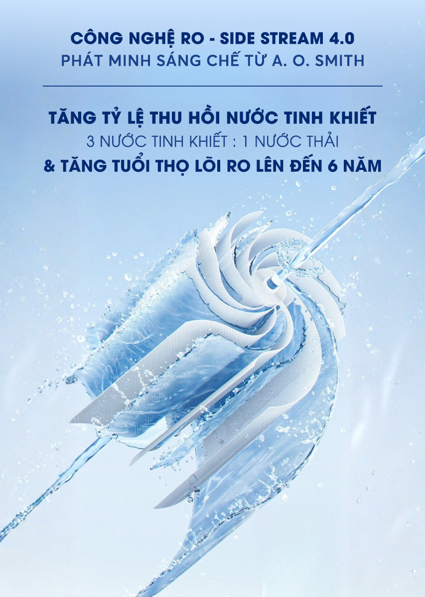 Máy Lọc Nước A.o.smith X1000 để Gầm – Ro Cao Cấp, Lõi Lọc Bền Lâu Nhất