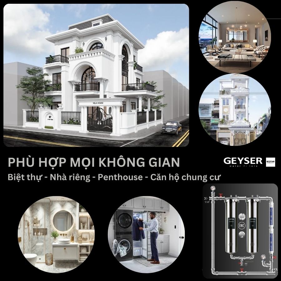 Hệ Thống Lọc Nước Tổng đầu Nguồn Geyser Ecotar 2f2a