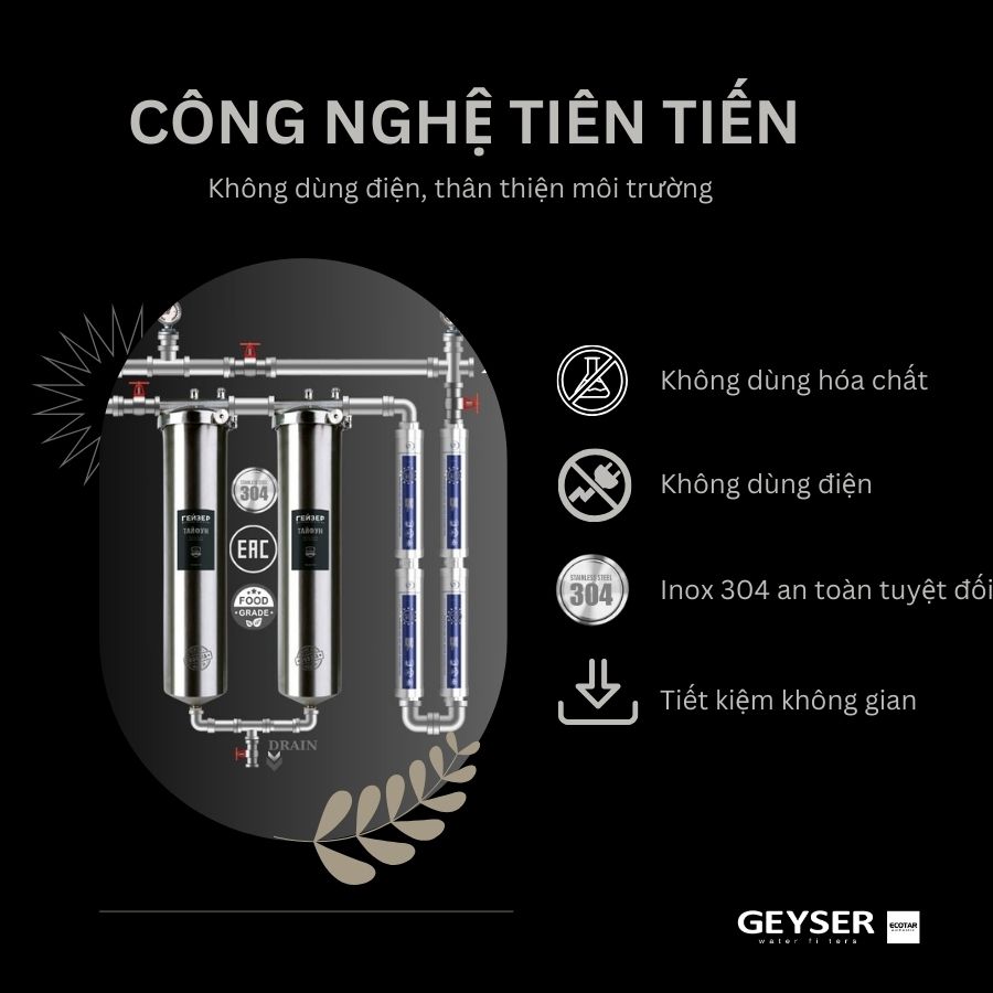 Hệ Thống Lọc Nước Tổng đầu Nguồn Geyser Ecotar 2f2a