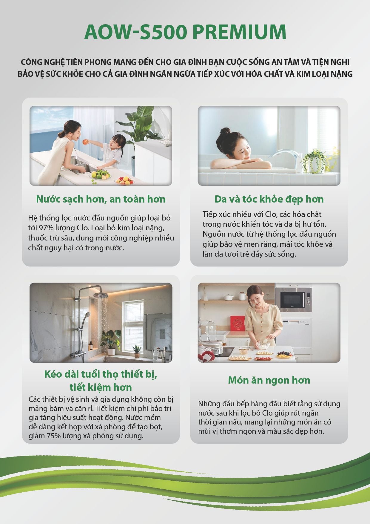 Hệ Thống Lọc Nước đầu Nguồn Aow S500 Premium