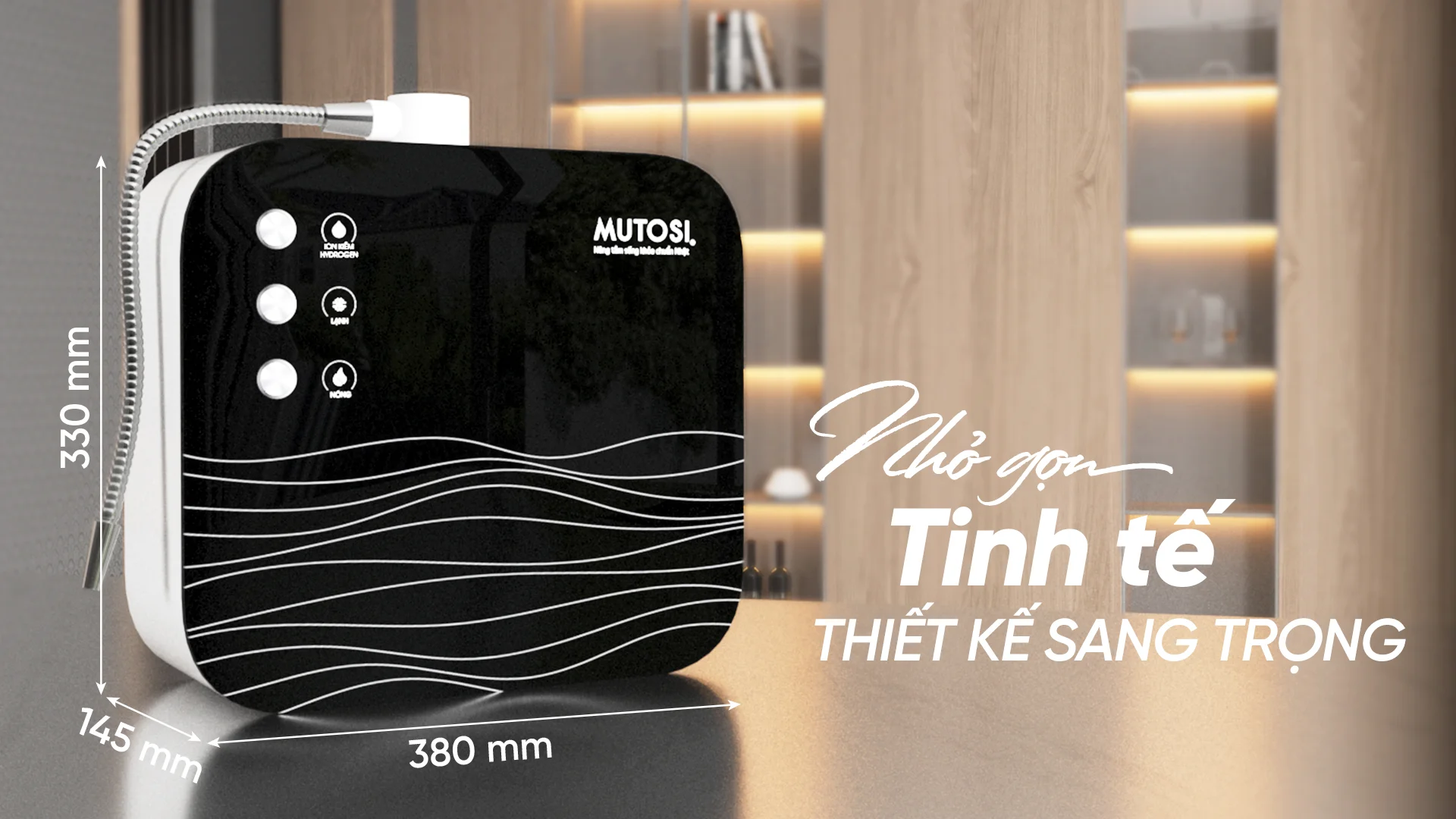 Máy Nóng Lạnh Ion Kiềm Hydrogen Mutosi Md 188h