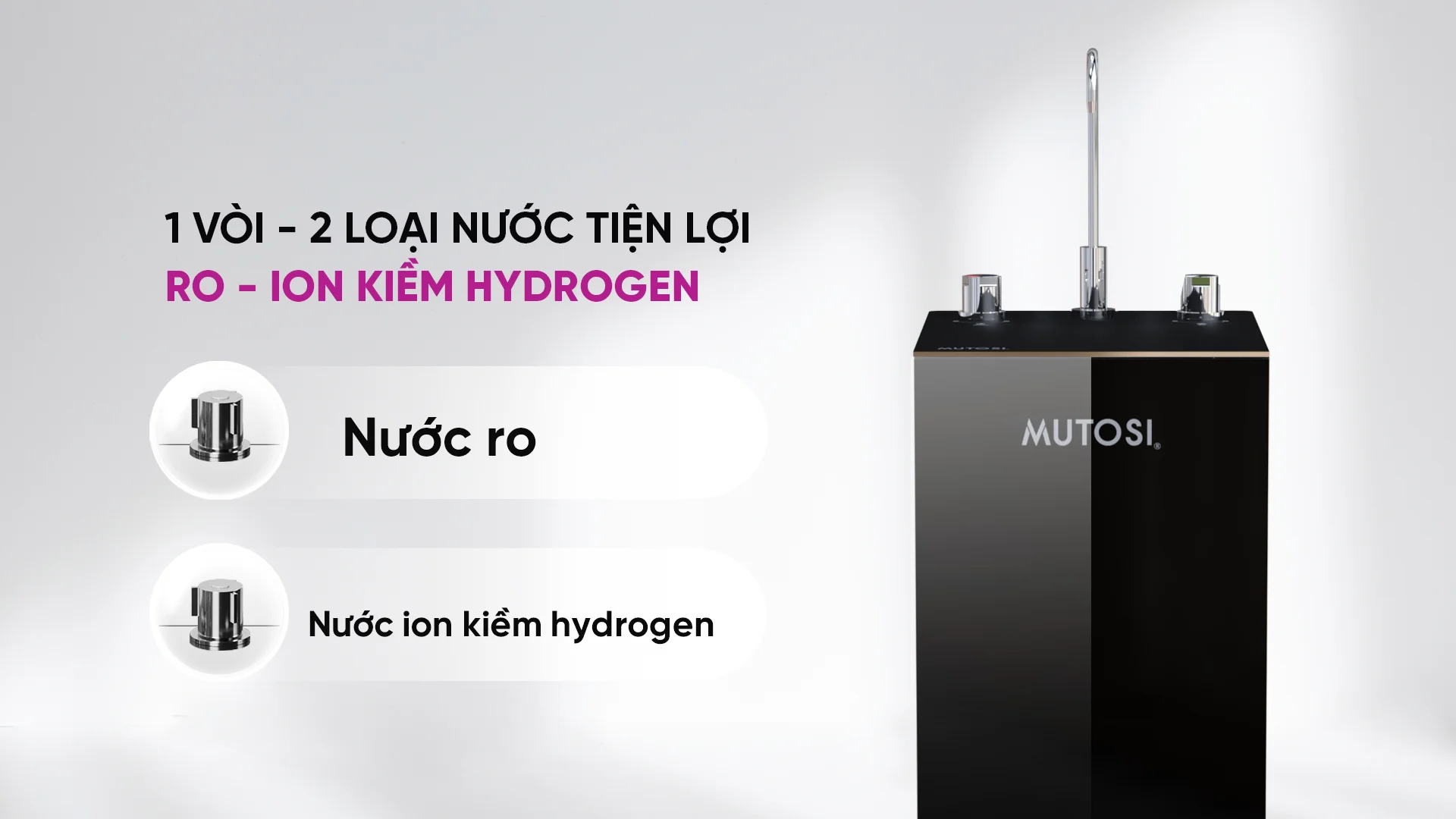 Máy Lọc Nước Ion Kiềm Hydrogen Mutosi Mp S106hk