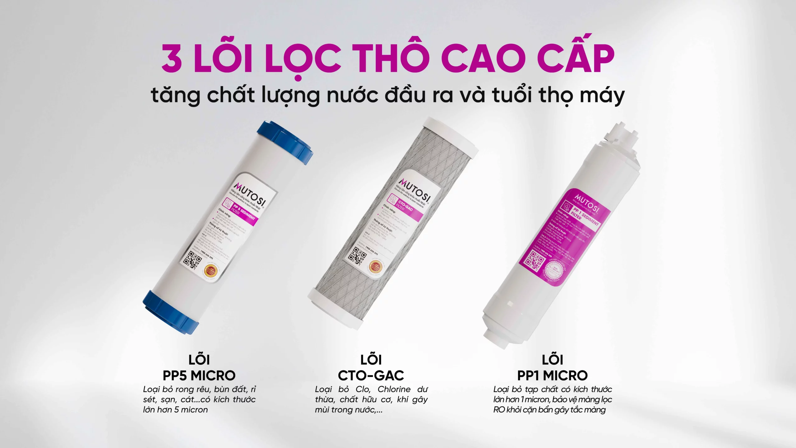 Máy Lọc Nước Ion Kiềm Hydrogen Nóng Lạnh Nguội Mutosi Mp S159hck