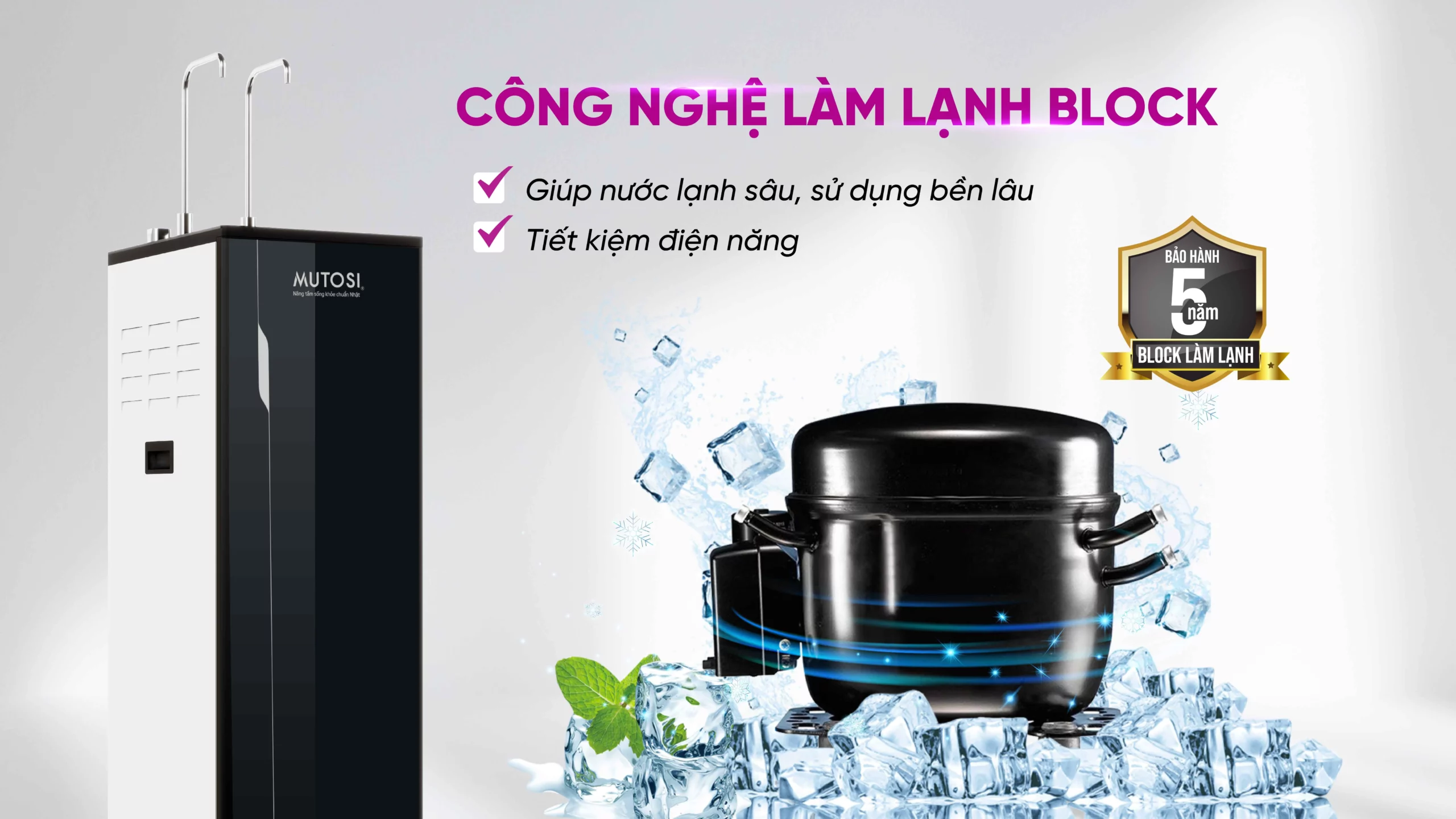Máy Lọc Nước Nóng Lạnh Nguội Mutosi Mp S99hc