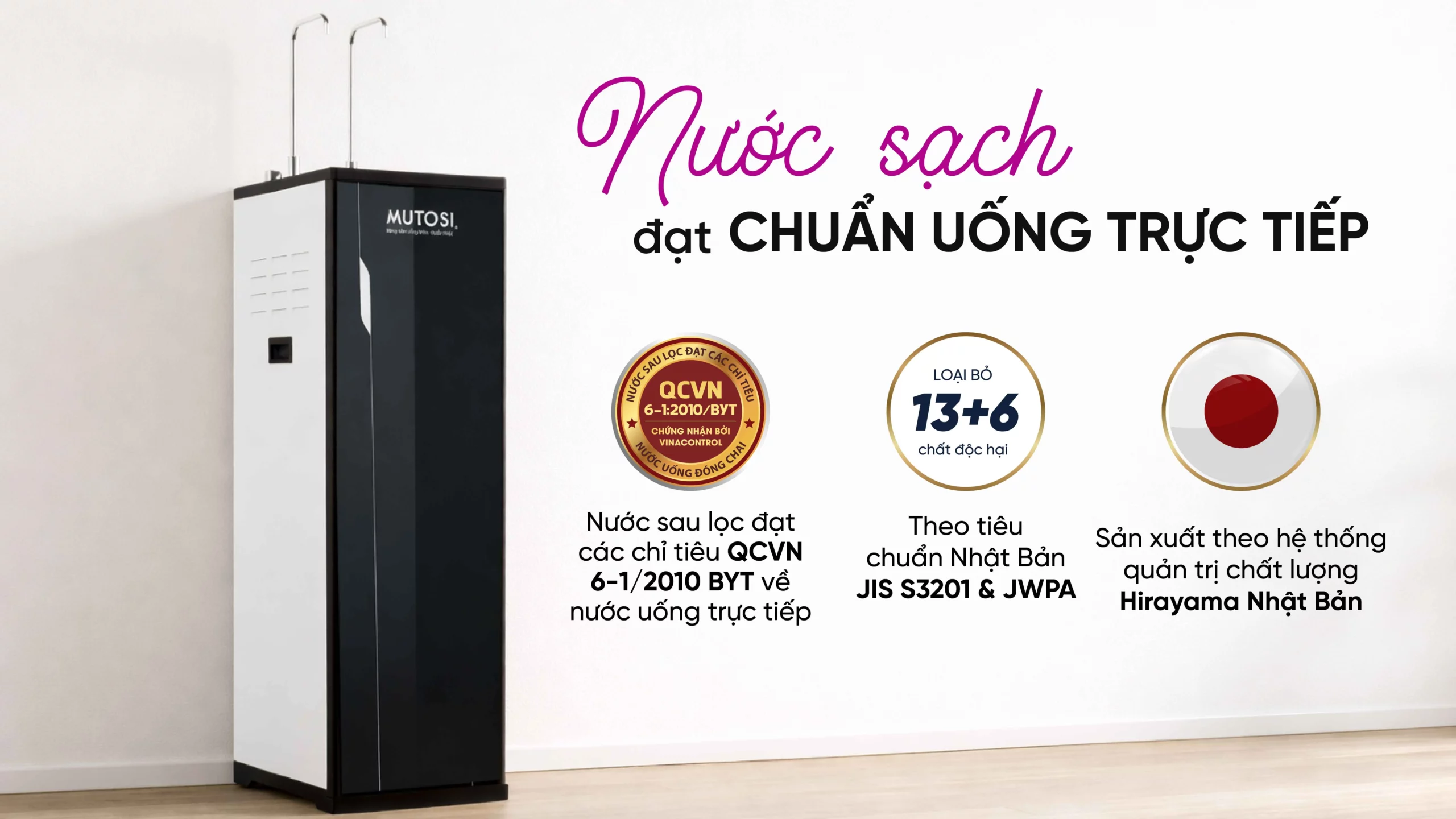 Máy Lọc Nước Nóng Lạnh Nguội Mutosi Mp S99hc