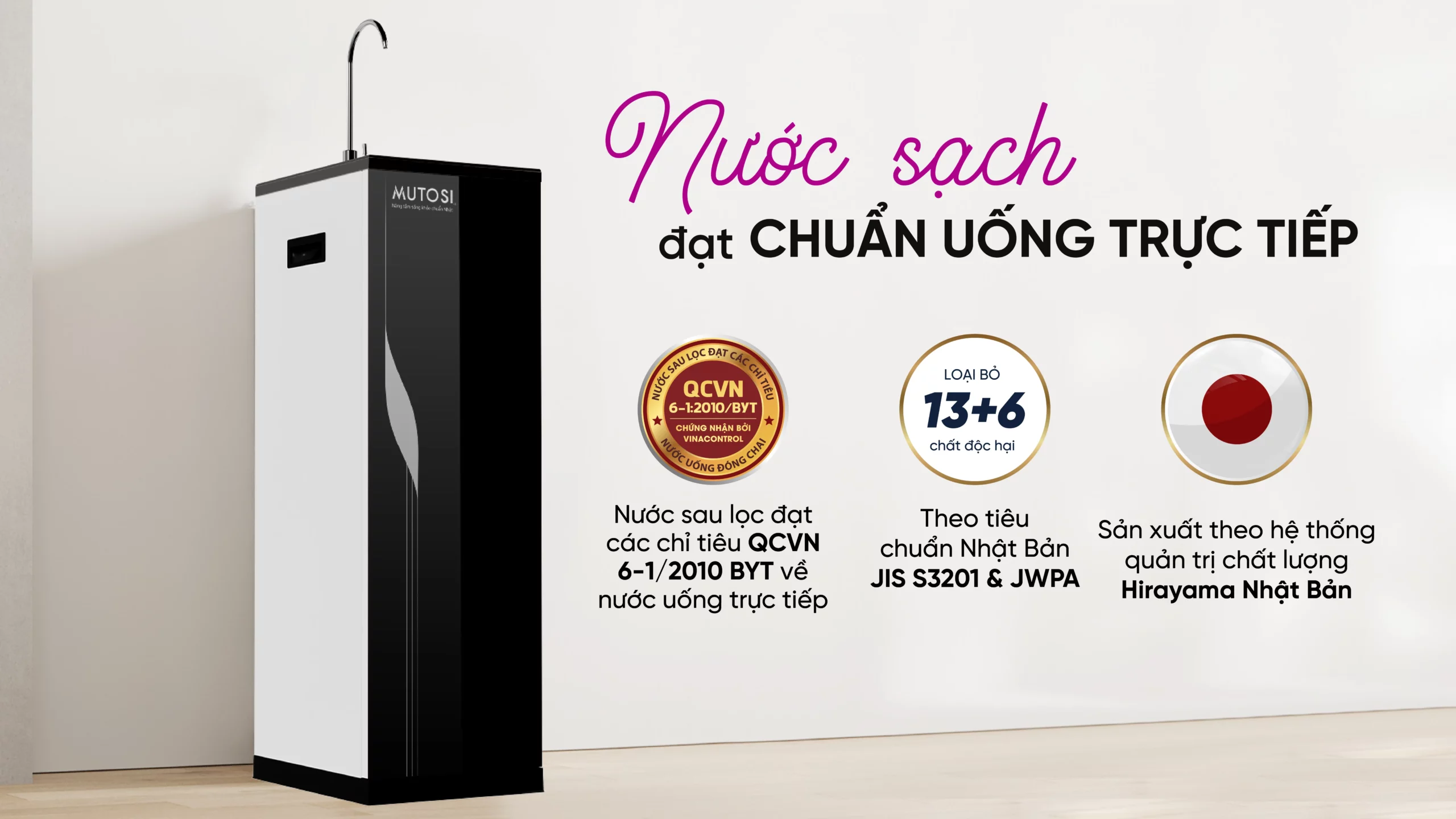 Máy Lọc Nước Mutosi Mp S68