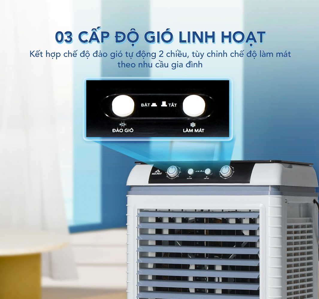Máy Làm Mát Không Khí Hòa Phát Hpcf1 012