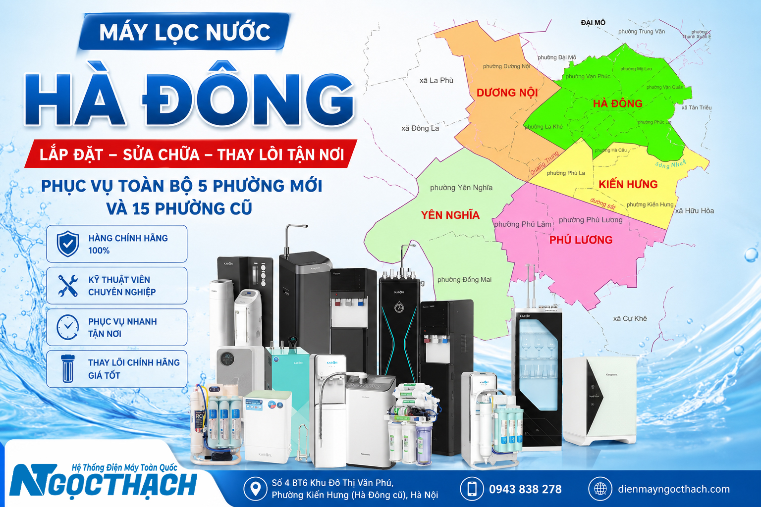 Cửa Hàng Máy Lọc Nước Tại Quận Hà Đông Hà Nội