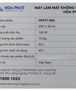 Máy Làm Mát Không Khí Hòa Phát Hpcf1 062