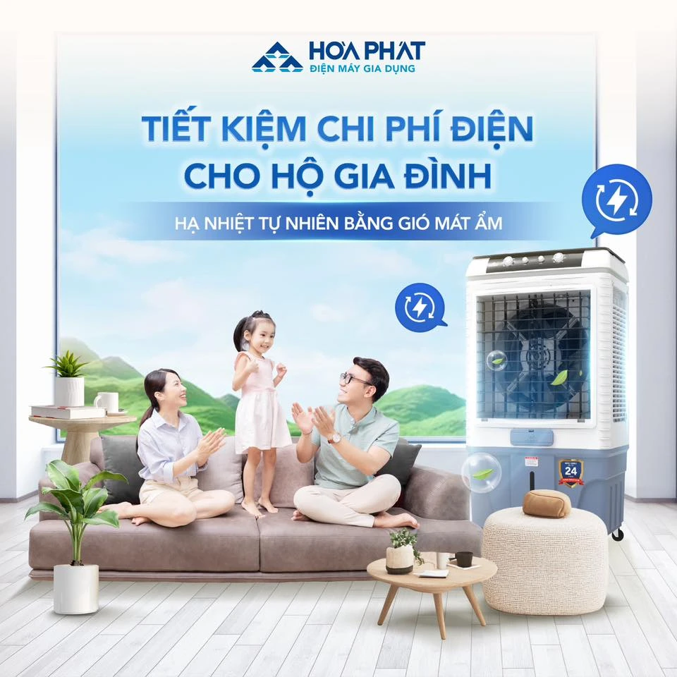 Máy Làm Mát Không Khí Hòa Phát Hpcf035bl