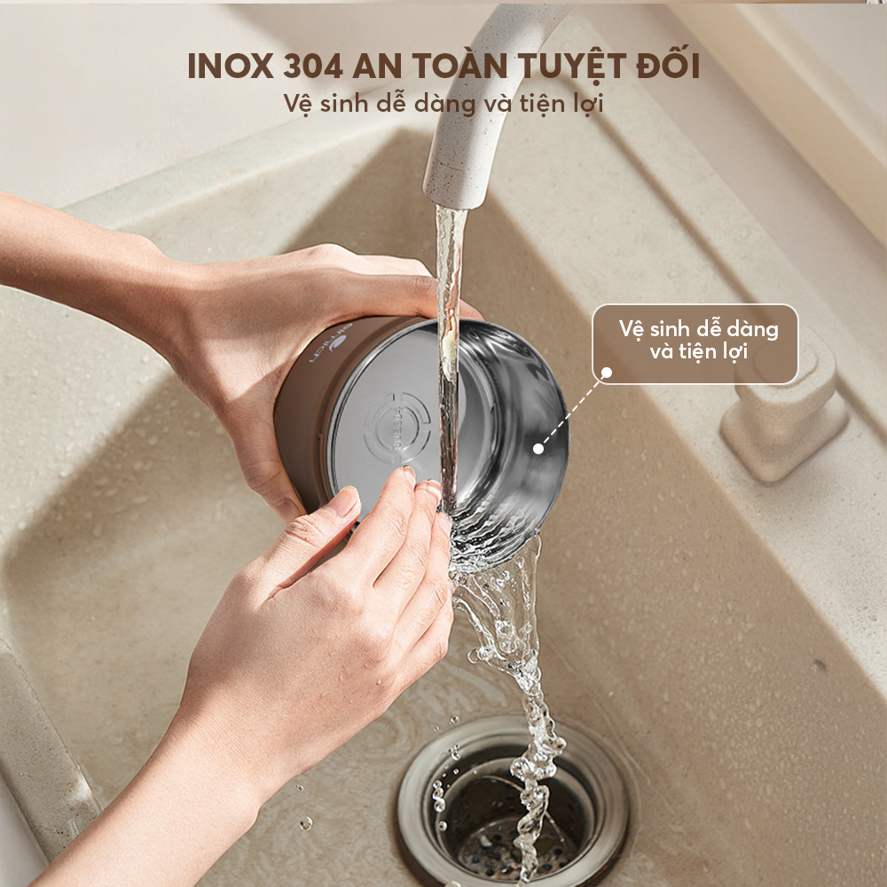 Hộp Cơm Inox 304 Elmich El1318 Dung Tích 1l Hộp Cơm Giữ Nhiệt Chân Không