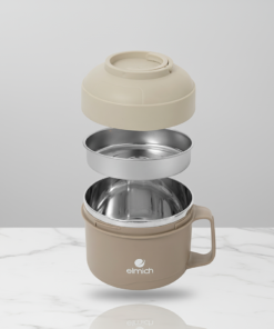 Hộp Cơm Inox 304 Elmich El1318 Dung Tích 1l Hộp Cơm Giữ Nhiệt Chân Không