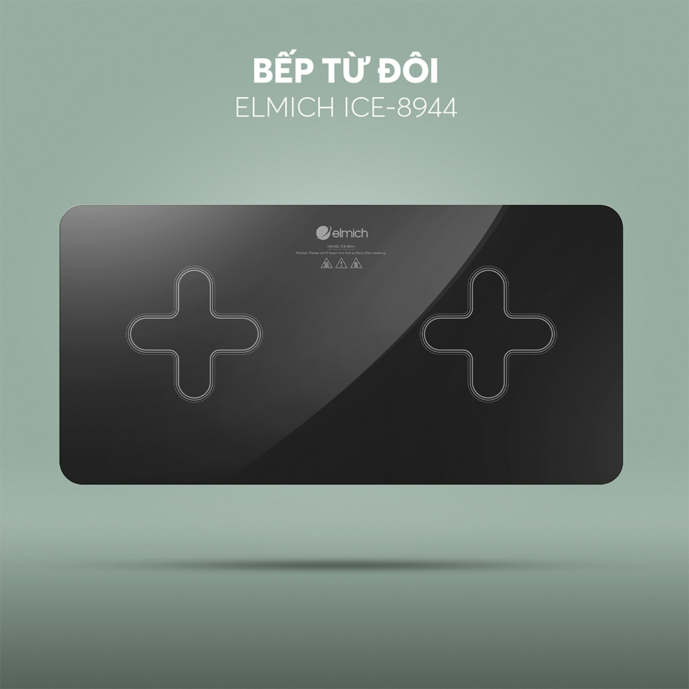 Bếp Từ đôi để Bàn Elmich Ice 8944