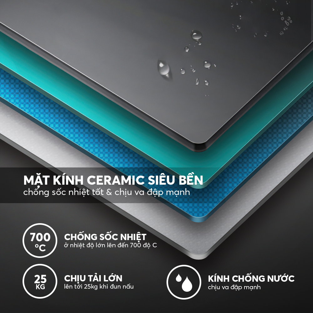 Bếp Từ đôi để Bàn Elmich Ice 8944