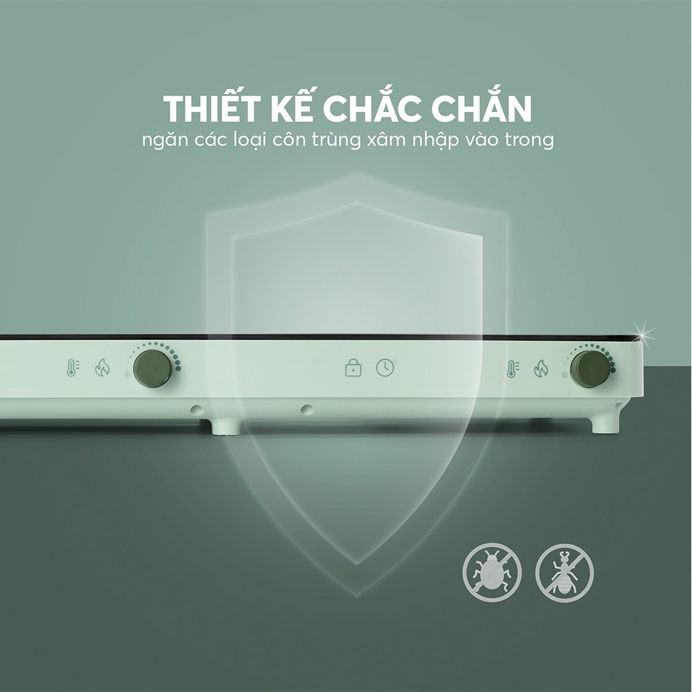 Bếp Từ đôi để Bàn Elmich Ice 8944