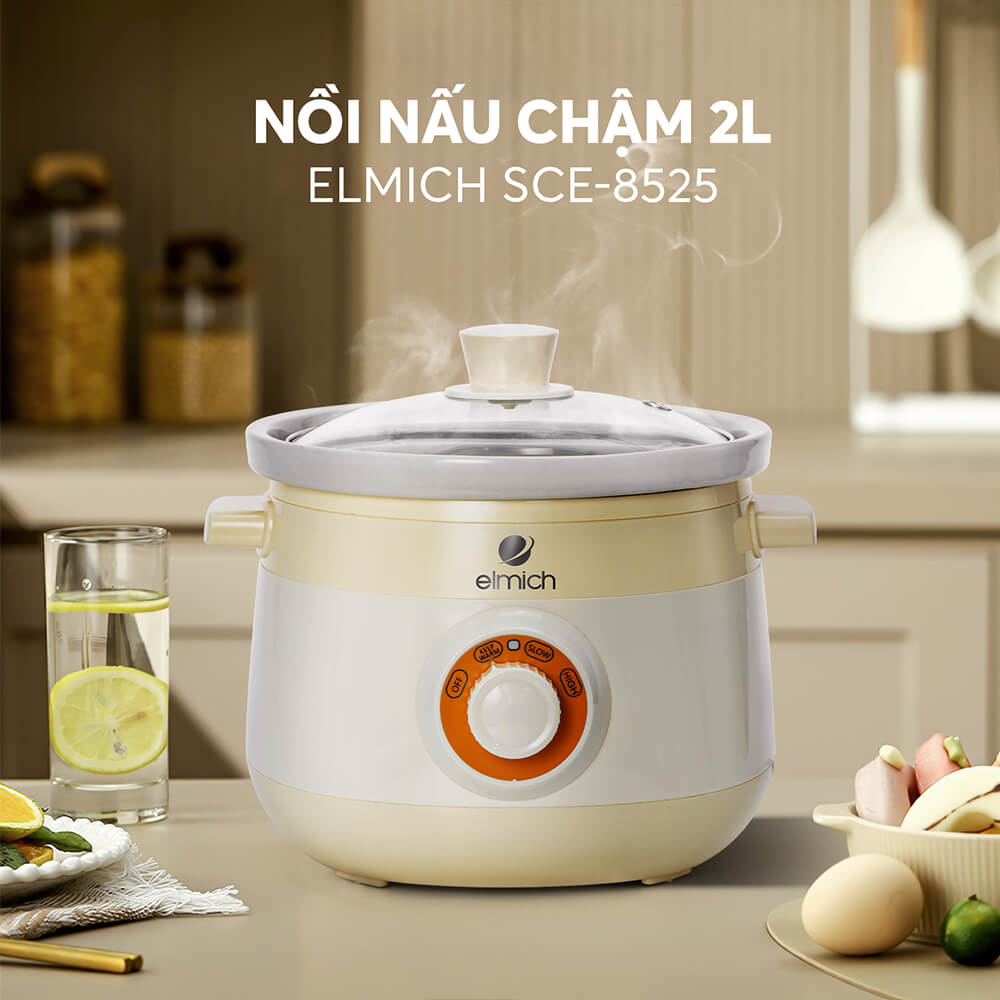 Nồi Nấu Chậm Elmich Sce 8525 (nồi Hầm)