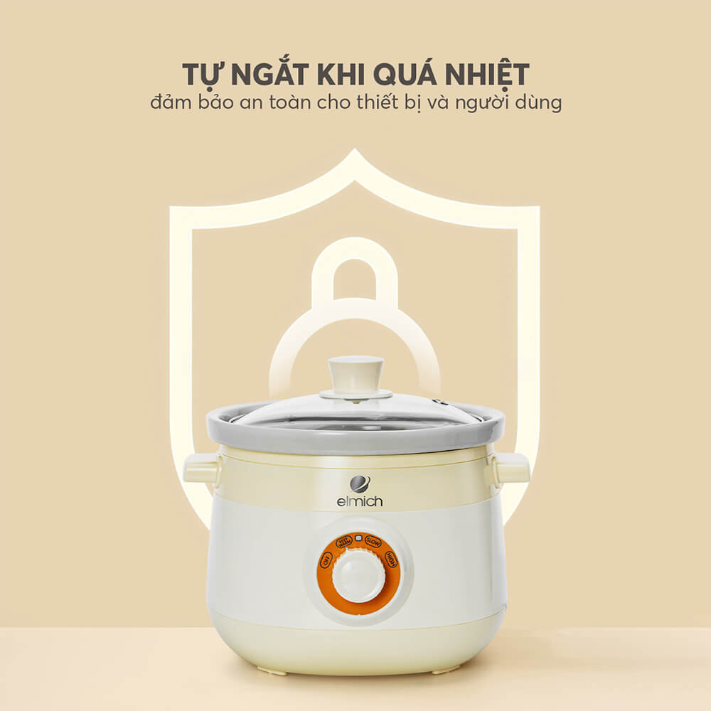 Nồi Nấu Chậm Elmich Sce 8525 (nồi Hầm)