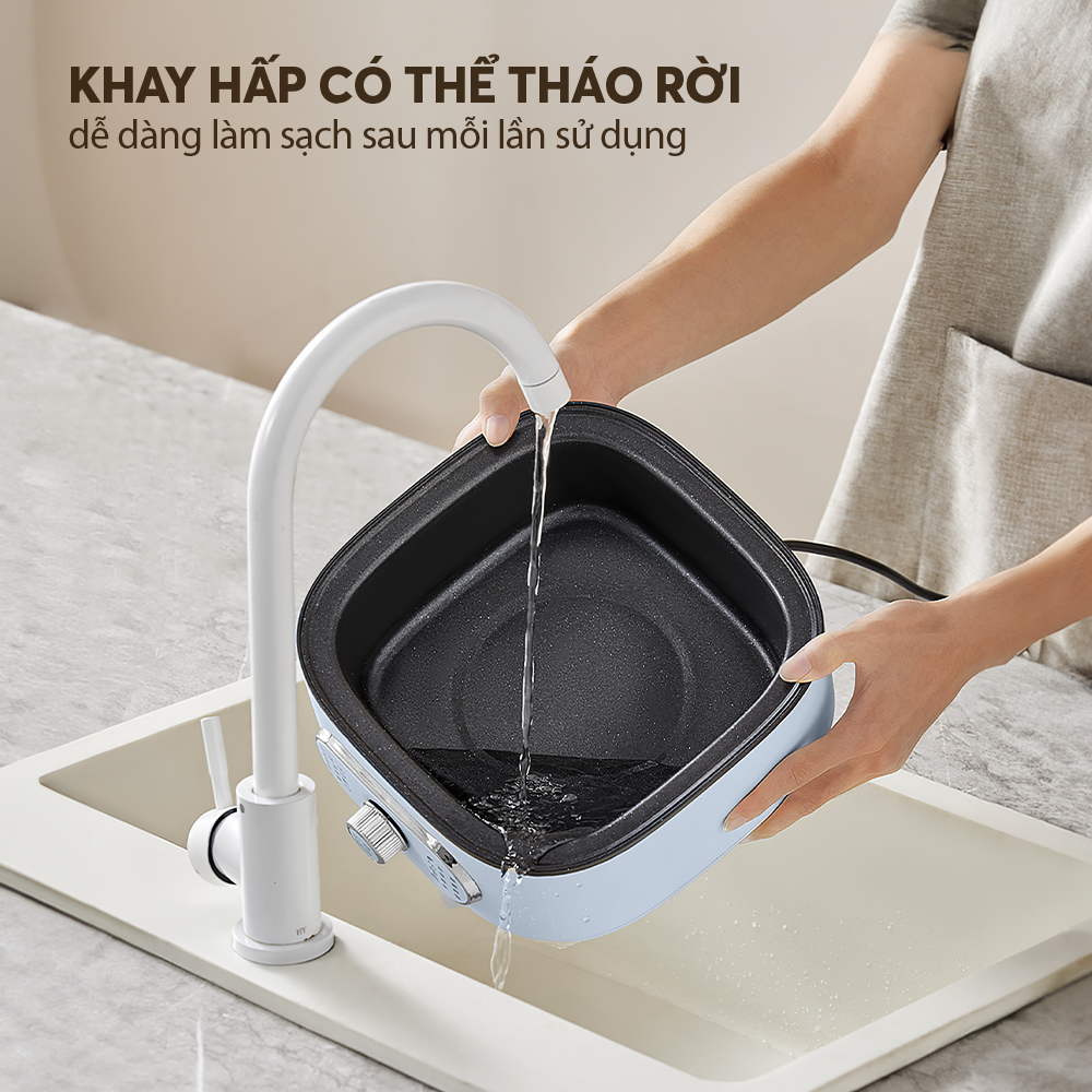 Nồi Lẩu Hấp 2 Tầng Elmich Ste 9098