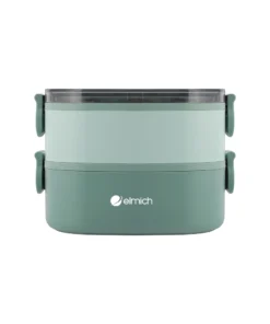 Hộp Cơm 2 Tầng Inox 304 Elmich El1398 Dung Tích 1.3l Hộp Cơm Giữ Nhiệt Chân Không