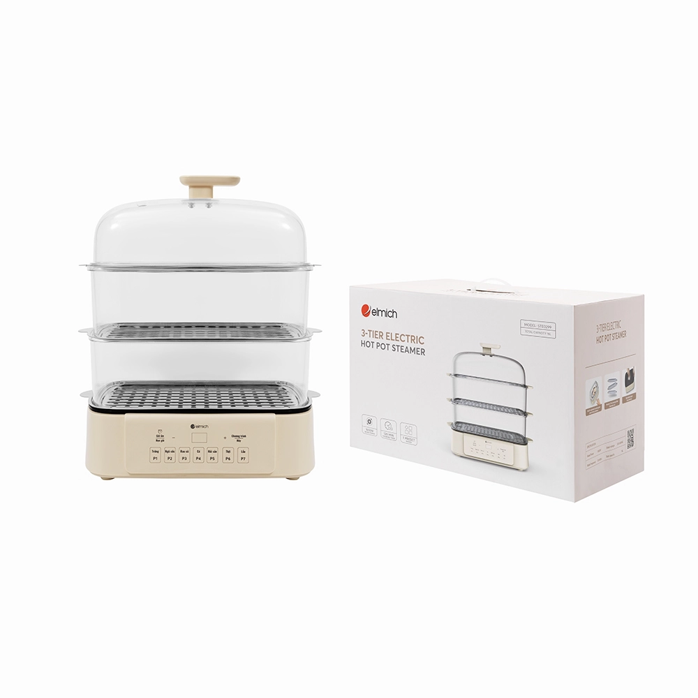 Nồi Lẩu Hấp điện 3 Tầng Elmich Ste0299