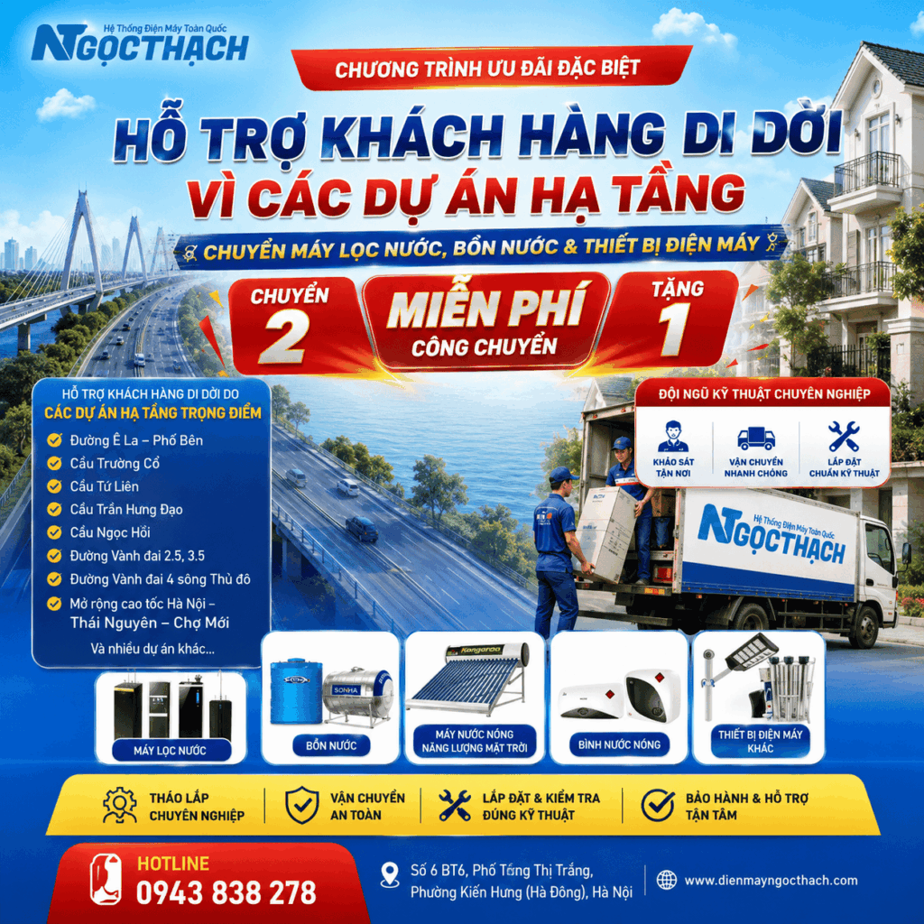 Chương Trình "Đồng Hành Di Dời Chuyển 2 Miễn Phí 1" – Hỗ Trợ Khách Hàng Di Dời Vì Các Dự Án Hạ Tầng
