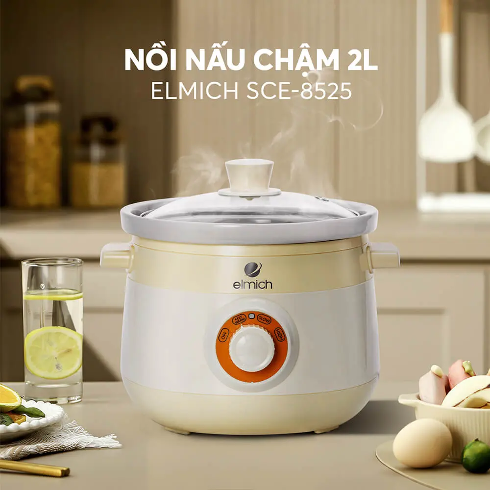 Nồi Nấu Chậm Elmich Sce 8525 (nồi Hầm)