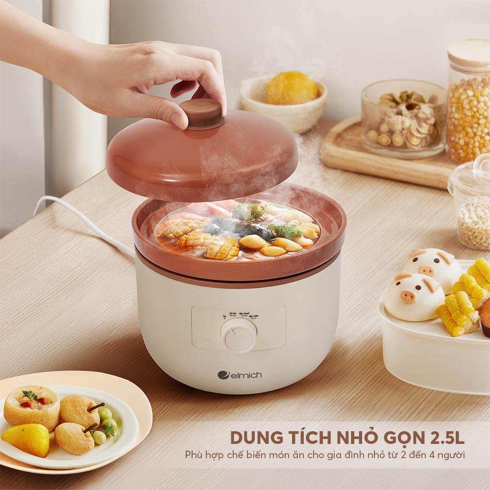 Nồi Nấu Chậm Elmich 2.5l Sce0429 (nồi Hầm)