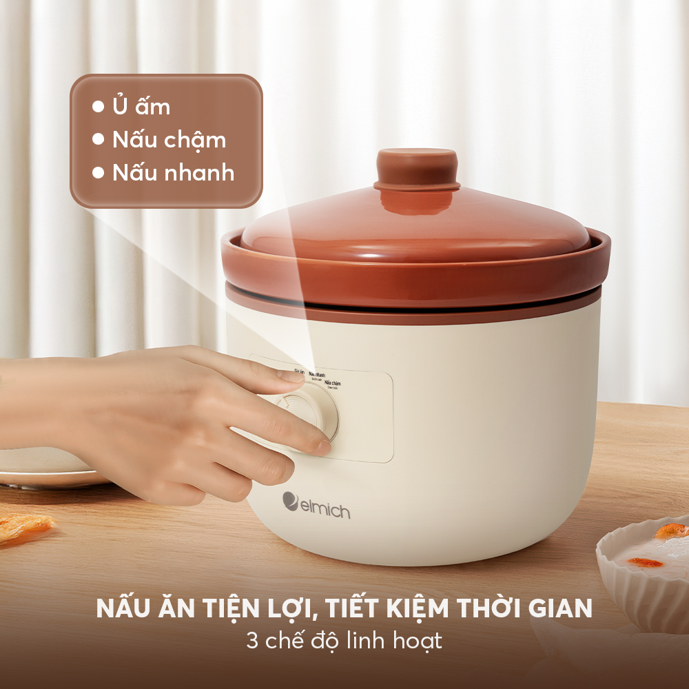 Nồi Nấu Chậm Elmich 2.5l Sce0429 (nồi Hầm)