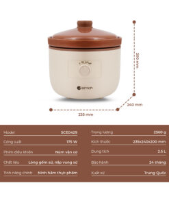 Nồi Nấu Chậm Elmich 2.5l Sce0429 (nồi Hầm)