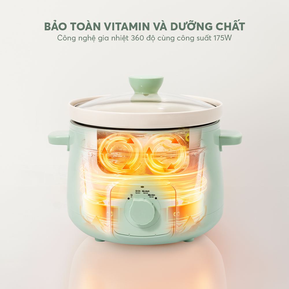 Nồi Nấu Chậm Elmich 3l Sce0489 (nồi Hầm)