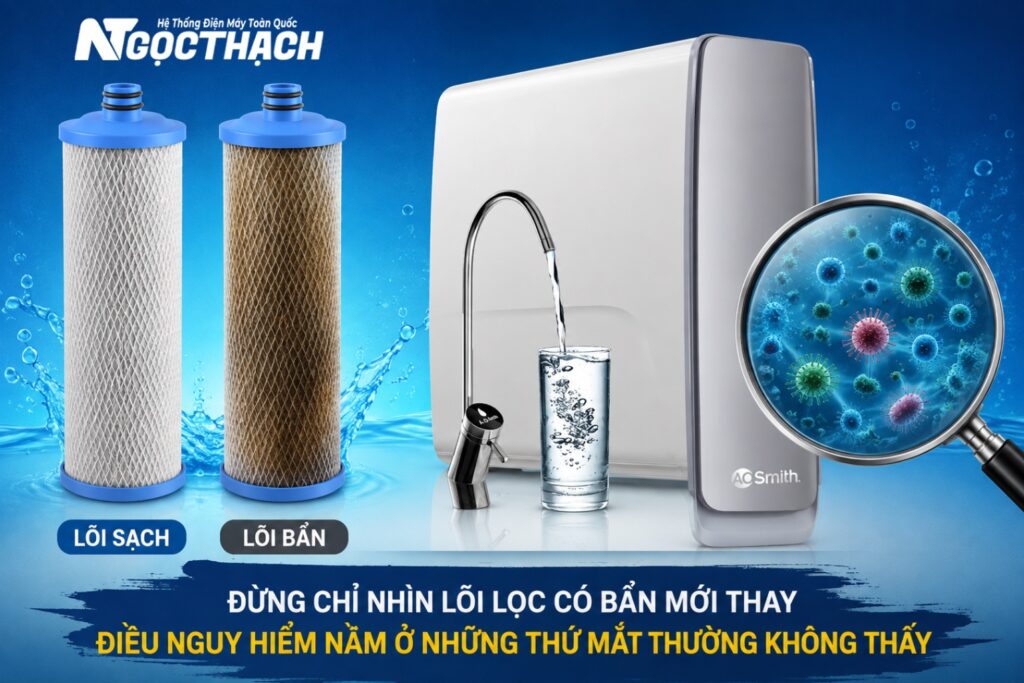 Đừng Chỉ Nhìn Lõi Lọc Có Bẩn Mới Thay – Điều Nguy Hiểm Thực Sự Lại Nằm Ở Những Thứ Mắt Thường Không Thấy