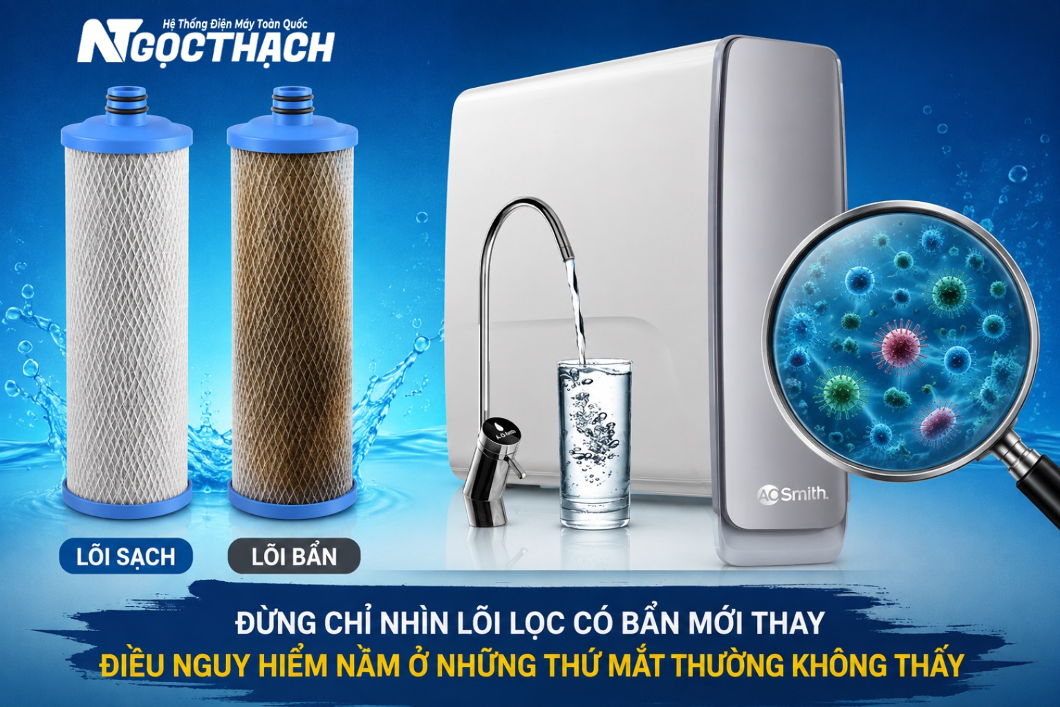 Đừng Chỉ Nhìn Lõi Lọc Có Bẩn Mới Thay – Điều Nguy Hiểm Thực Sự Lại Nằm Ở Những Thứ Mắt Thường Không Thấy